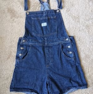 Levi overall shorts